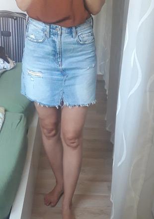 Riflova sukňa, h&m,36