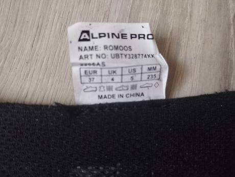 Outdoorove topanky, alpine pro,37