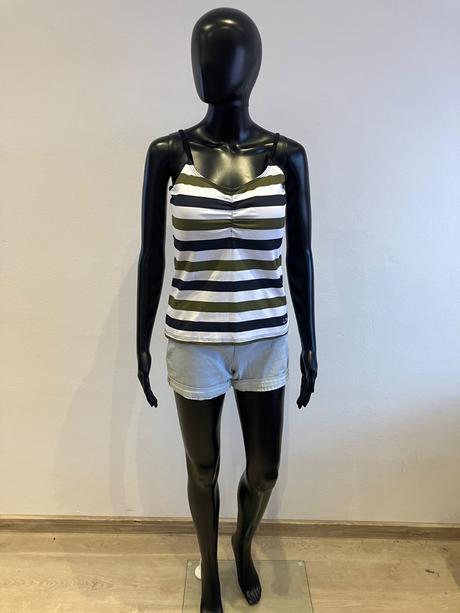 Dámske pásikavé tričko litex (m), litex,m