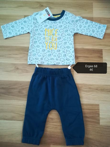 Tepláky + tričko, ergee,68