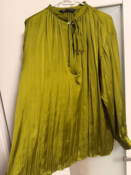 Limetková bluzka zara, zara,l