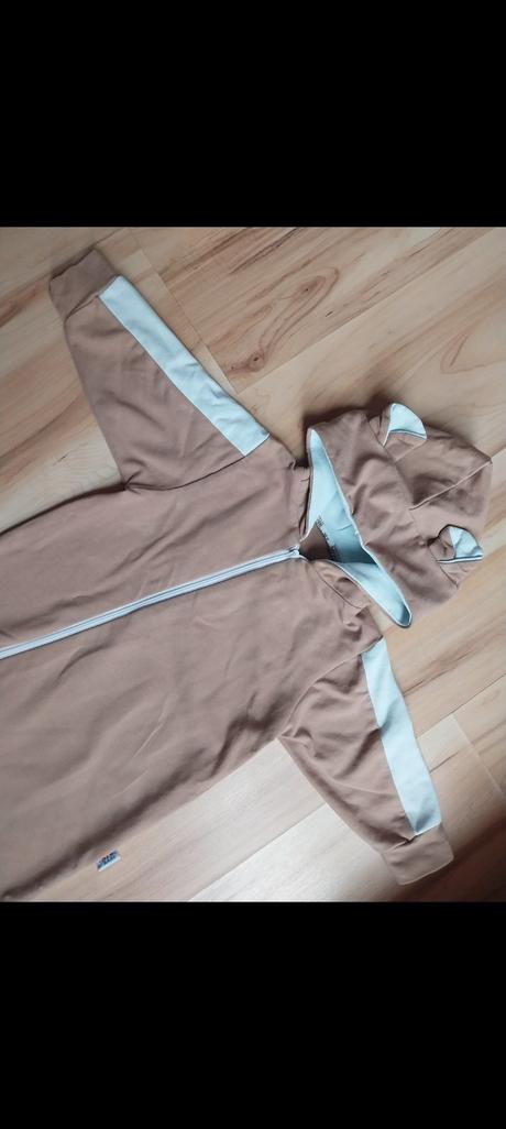 Overal teplakovy s uškami, new baby,68
