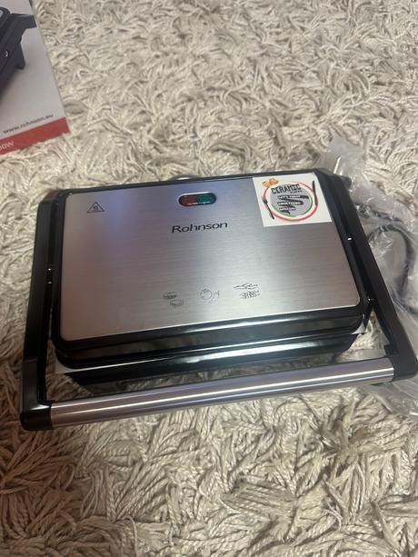 Kontaktný gril rohnson r-2105 panini maker,