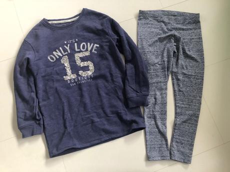 Dlhsia mikina + leginy, next,134