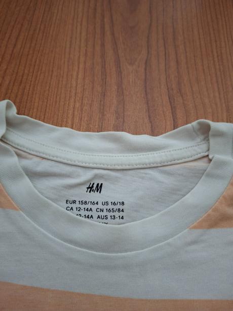 Dievčenské tričko, h&m,164