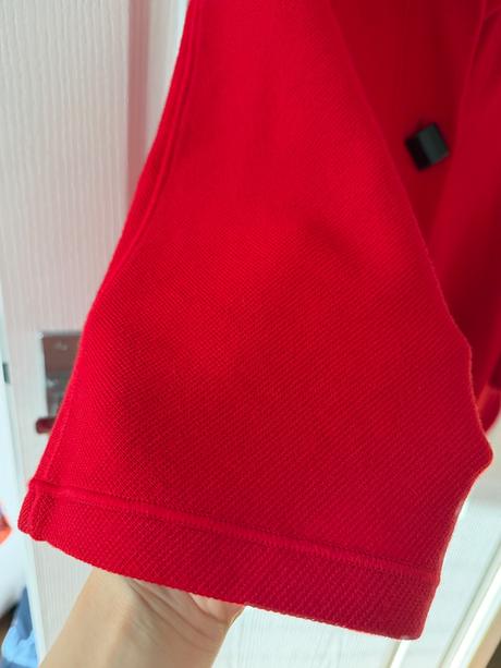 Červené pončo rosanna pellegrini extra jemná vlna,