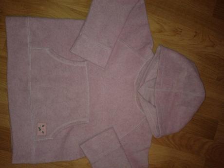 Flísová mikina svetlo ružová, 122