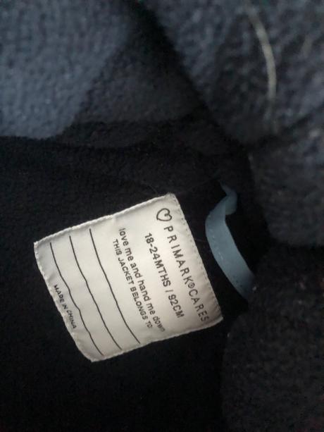 Chlapčenská prechodná bunda, primark,92