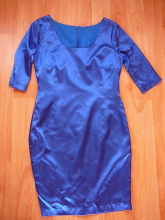 Kralovsky modre šaty 1xoblečene, 38