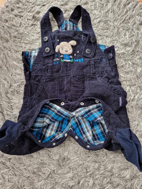 Menčestrové nohavice na traky brendon veľ. 68, brendon,68