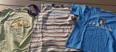 Balík tričiek krátky rukáv vel. 128/134, 122–134