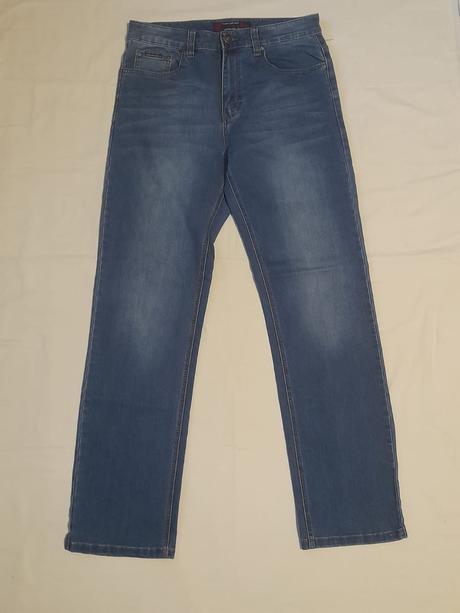 Modré pánske rifle, s