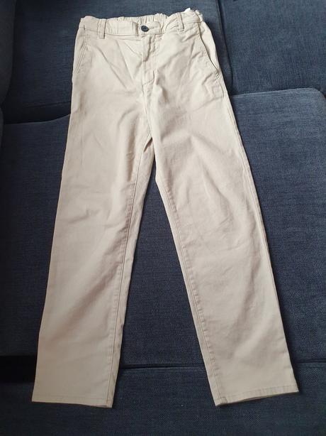 Ľahké plátené nohavice, h&m,146