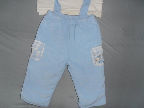 Súprava pulovrík plus zateplené menčestráky, tulec trend,62