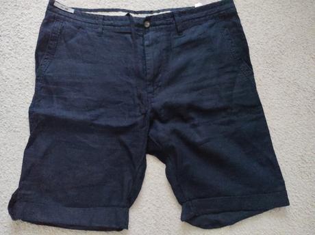 Ľanové šortky, marks & spencer,56