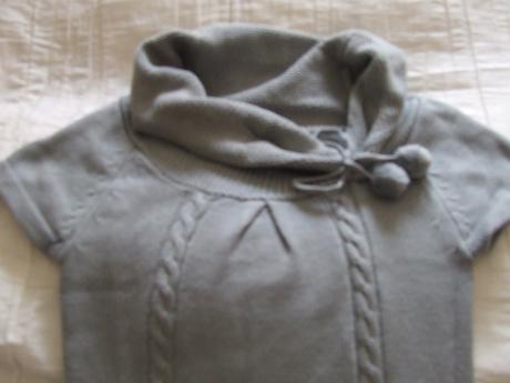 Šedé úpletové šatečky - nenosené, m