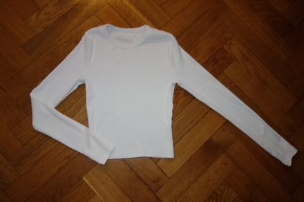 Rebrovaný crop top, xs