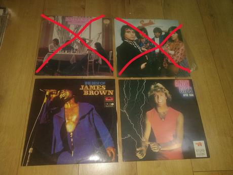 Rôzne vynilové platne,