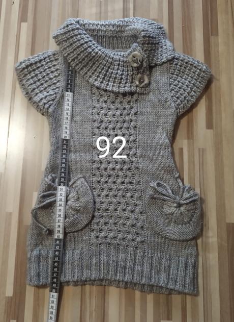 Vesta bez rukávov 92pletena, 92