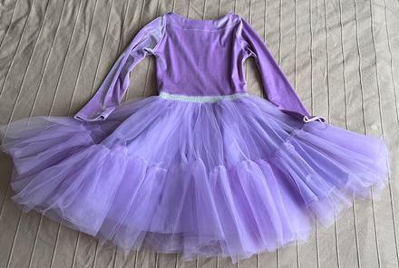 Zuppa šaty luna lila 122/128, 128