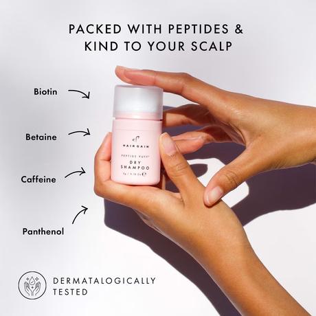 Hair gain peptide puff suchý šampón 5g,
