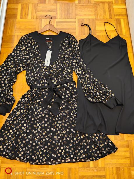 Karl lagerfeld originál luxusné dámske šaty, m / s / xs