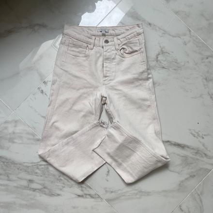 House of dagmar prémiové biele džínsy z pevnej r, xs