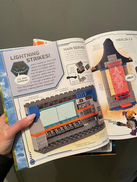 Kniha nexo knights build your own adventure, 