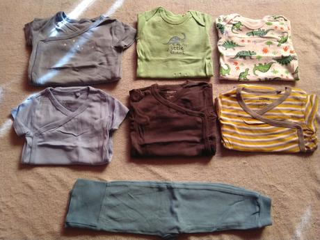 Nové alebo len oprane chlapčenske oblečenia 74-80, 68–80