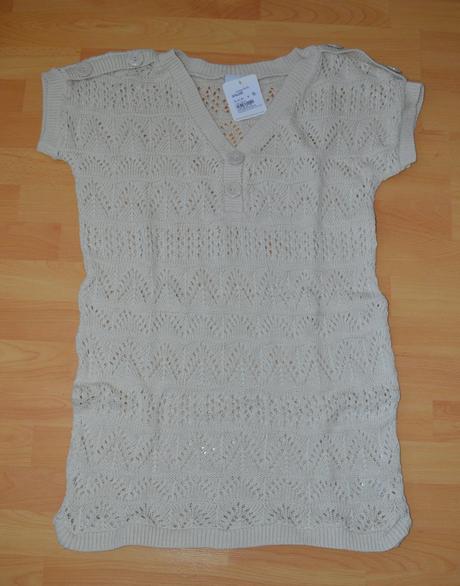 Nenosené pletené-hačkované šaty bennoti, veľ.44/46, 44