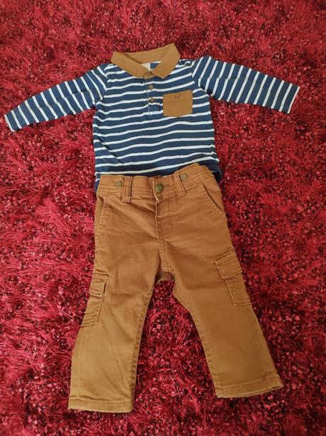 Hm nohavice,body, h&m,68