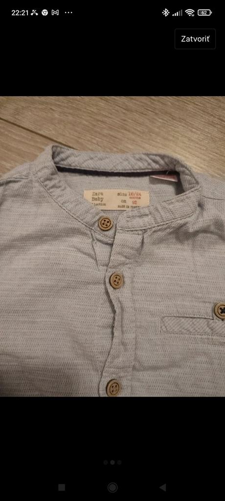 Košieľka zara, zara,92