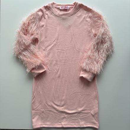 Dievčenské zateplené šaty, 140