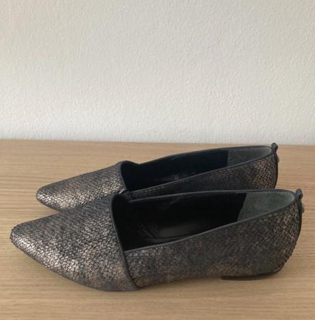 Hogl loaferky kožené vzor hadia koza 38,5, 38