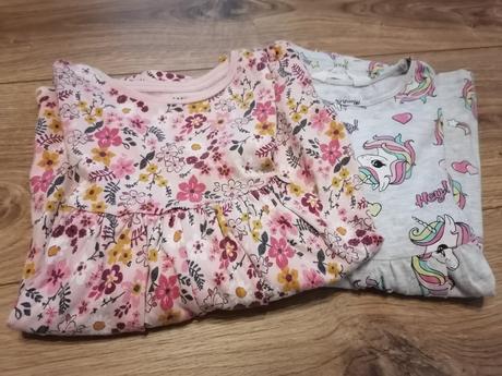 Šatky - 98/104 h&m dlhý rukáv, 104