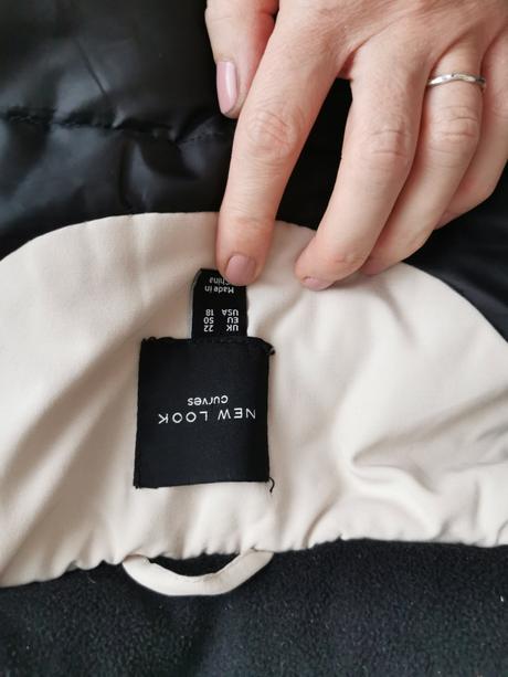 Zimna sportov-elegantna outdoor lyziarska bunda, new look,5xl