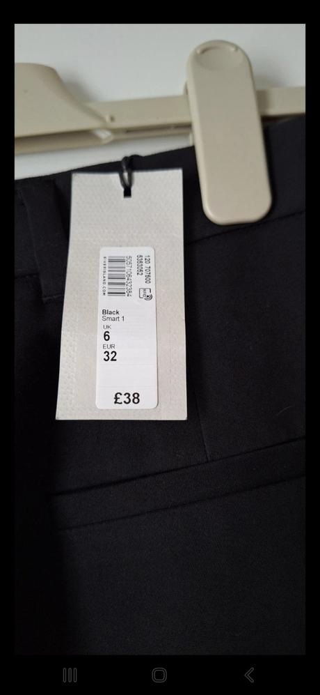 Dámske čierne nohavice, veĺkosť 6, zn.river island, river island,xs