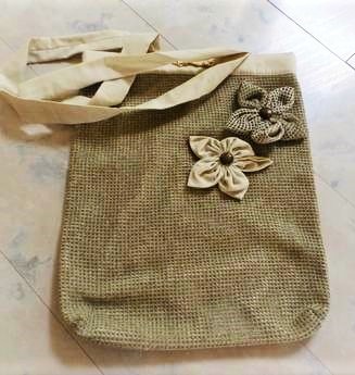 Naturálny jutový vak, 