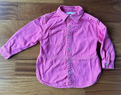 Zara riflová košeľová bunda, zara,122