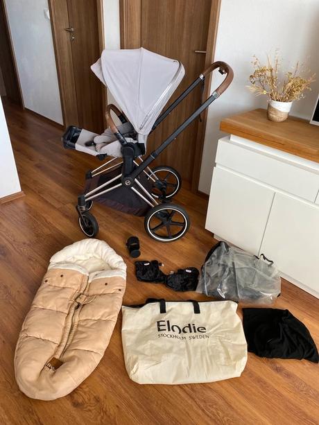 Cybex priam + príslušenstvo + fusak elodie details, cybex,cybex priam 3
