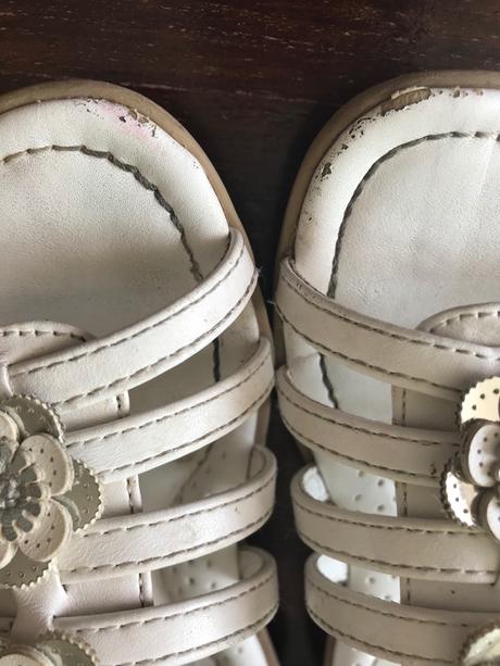 Biele sandalky c.26, cupcake,26