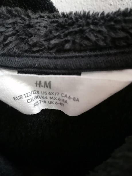 Huňatá mikina, h&m,122