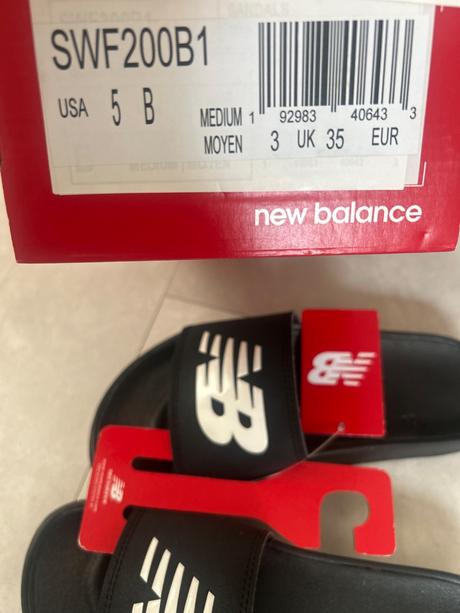 Šľapky, new balance,35