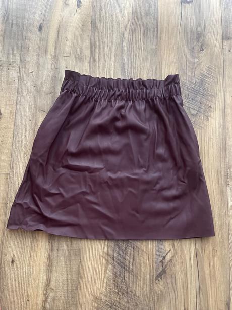 Koženkova suknička, zara,s