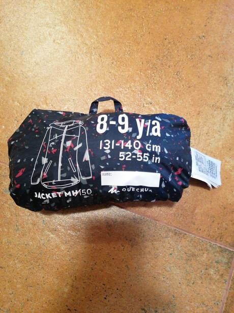 Nepremokava bunda dážď vietor, quechua,140