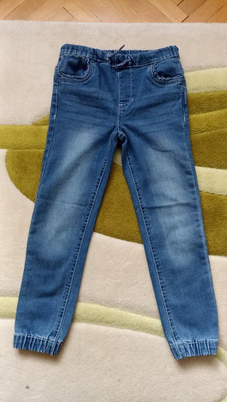 Riflové nohavice na gumu veľ.116, pepco,116