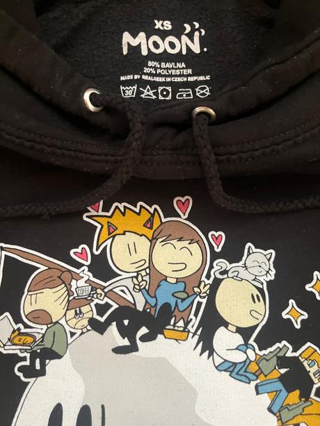 Moon mikina + tricko moon, xs