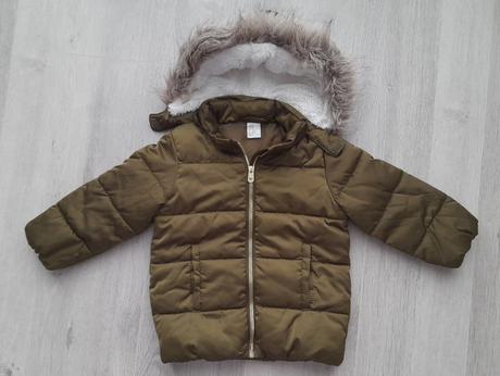 Zimný kabát, h&m,92