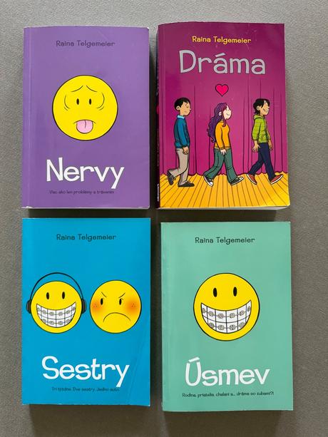 Knihy raina telgemeier,
