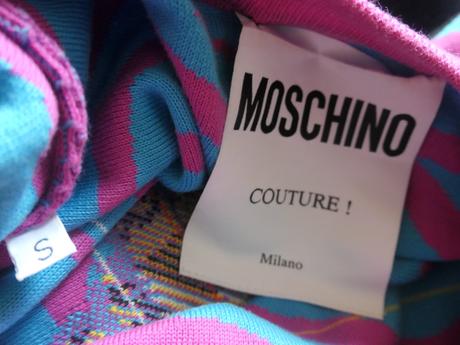 Moschino original damsky luxusny svetrik s-l, moschino,m